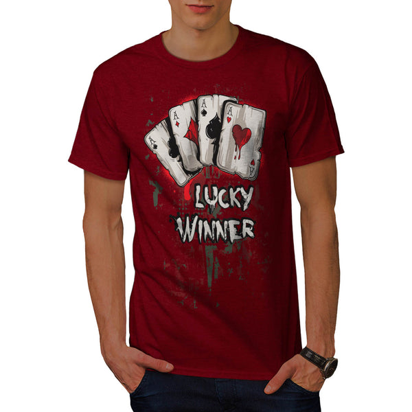 Lucky Winner 4 Aces Mens T-Shirt