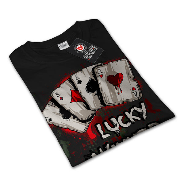 Lucky Winner 4 Aces Mens Long Sleeve T-Shirt