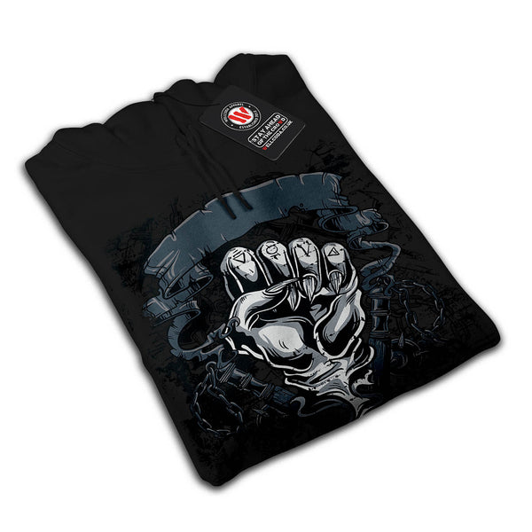 Fist Medieval Fear Mens Hoodie