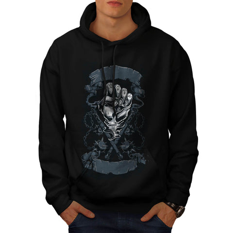 Fist Medieval Fear Mens Hoodie