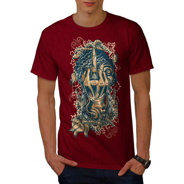 Middle Finger Insult Mens T-Shirt