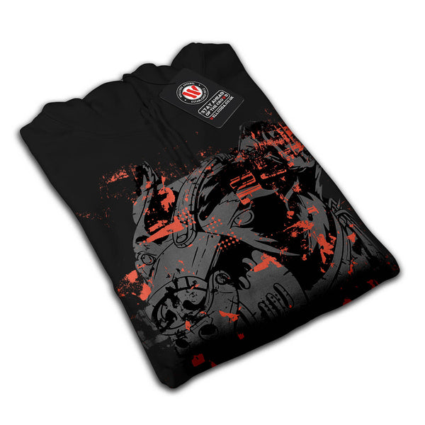 Crazy Scope Metal Mens Hoodie