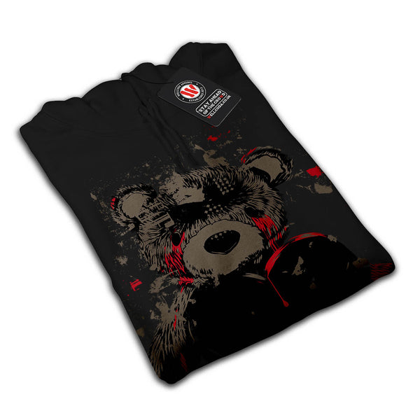 Teddy Bear Love Hurt Mens Hoodie