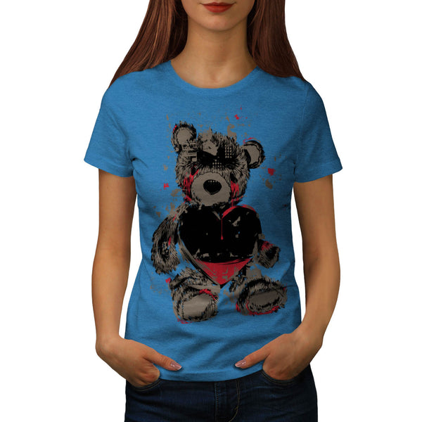 Teddy Bear Love Hurt Womens T-Shirt