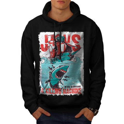 Jaws Killing Machine Mens Hoodie
