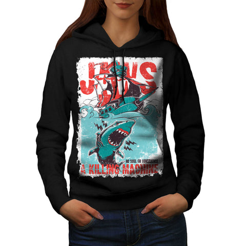 Jaws Killing Machine Womens Hoodie