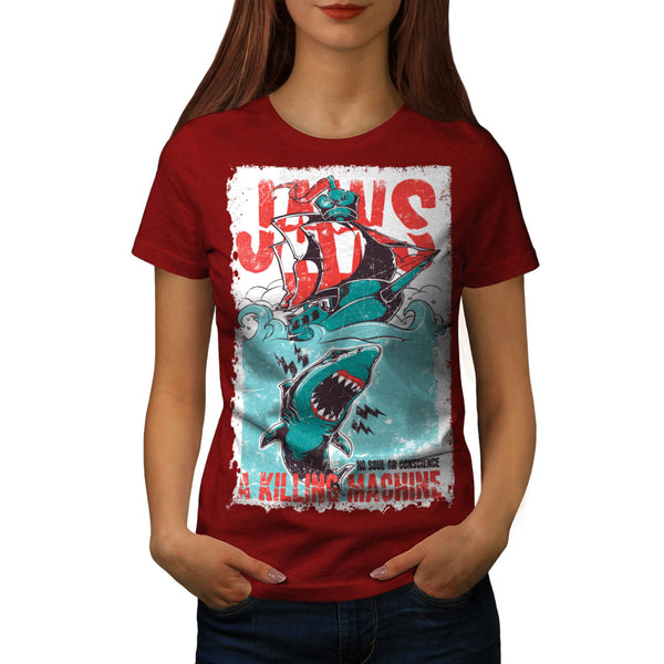 Jaws Killing Machine Womens T-Shirt