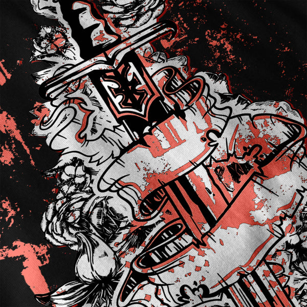 Battle Sword Fighter Mens Hoodie