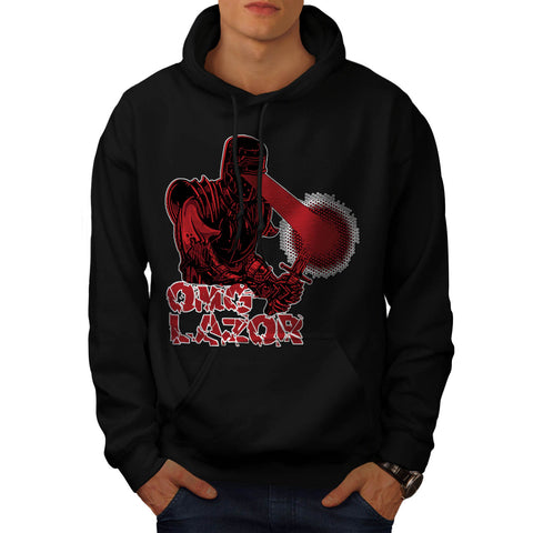 OMG Laser Weapon Lit Mens Hoodie