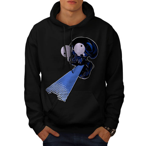 Rabid Skull Die Head Mens Hoodie