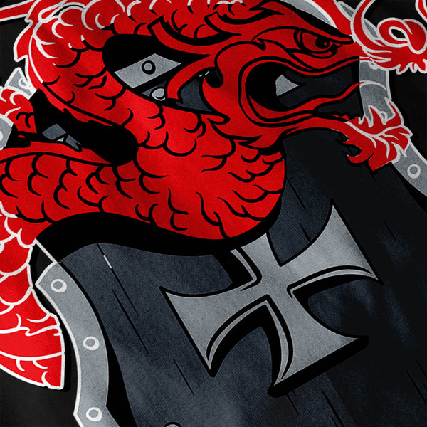 Dragon Knight Attack Mens Hoodie