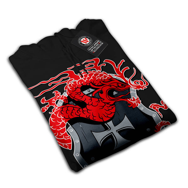 Dragon Knight Attack Mens Hoodie