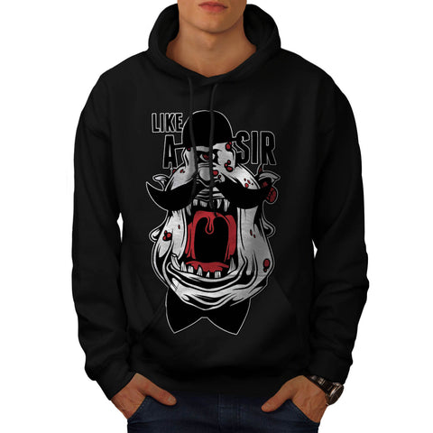 Like A Sir Mad Face Mens Hoodie
