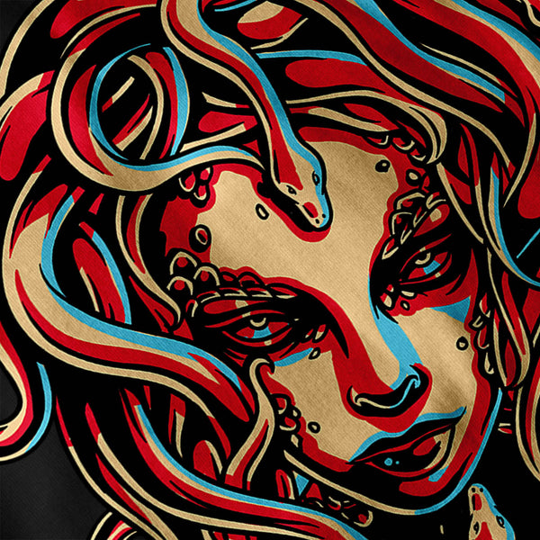 Medusa Queen Snake Mens Hoodie