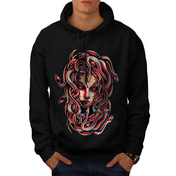 Medusa Queen Snake Mens Hoodie