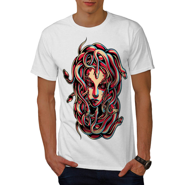 Medusa Queen Snake Mens T-Shirt