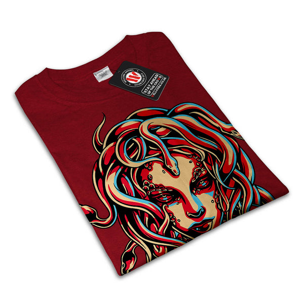 Medusa Queen Snake Womens T-Shirt