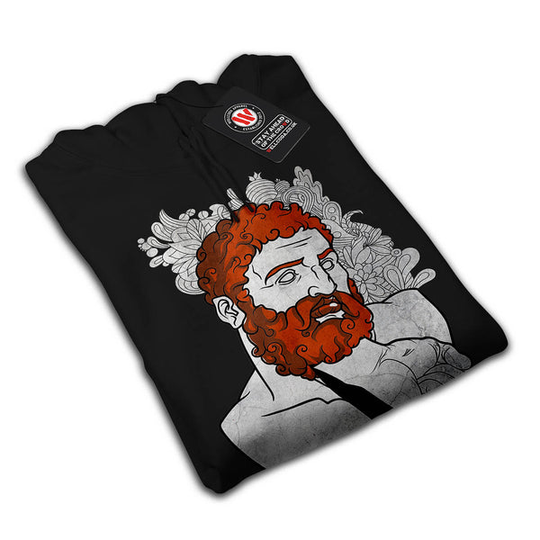 Ginger Beard Statue Mens Hoodie