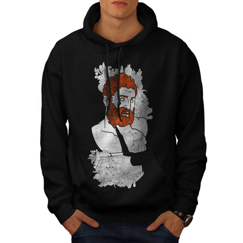 Ginger Beard Statue Mens Hoodie