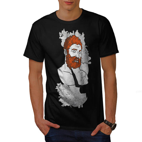 Ginger Beard Statue Mens T-Shirt