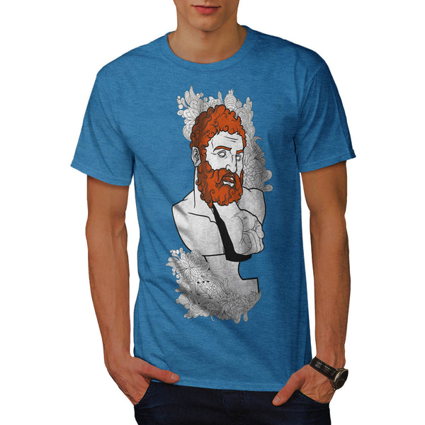 Ginger Beard Statue Mens T-Shirt