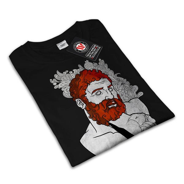 Ginger Beard Statue Mens T-Shirt