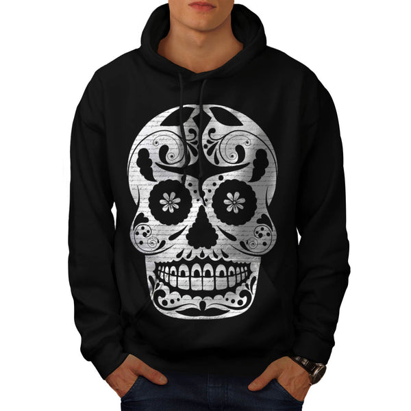 Amazing Aztec Skull Mens Hoodie