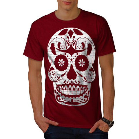 Amazing Aztec Skull Mens T-Shirt