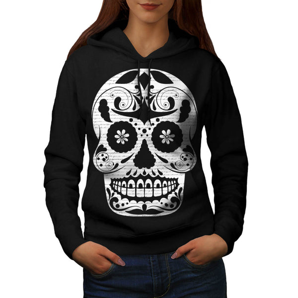 Amazing Aztec Skull Womens Hoodie