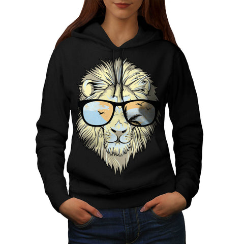 Jungle Lion Paradise Womens Hoodie
