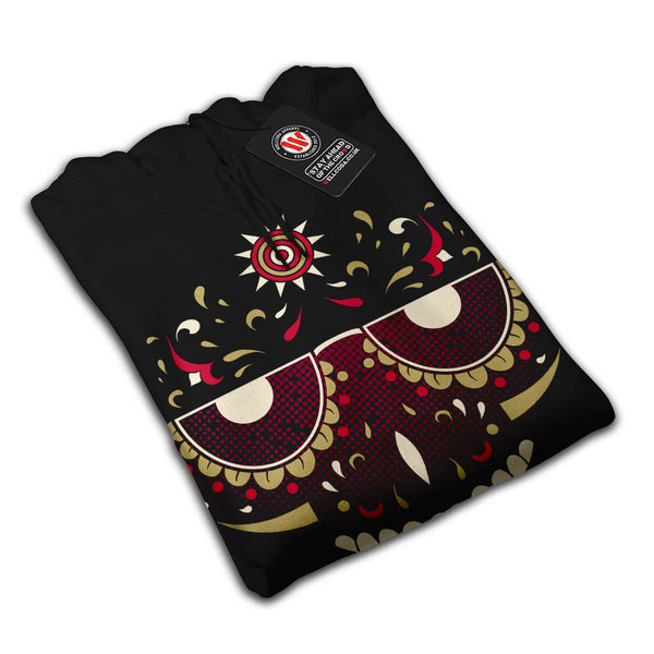 Crazy Skull Face Mens Hoodie