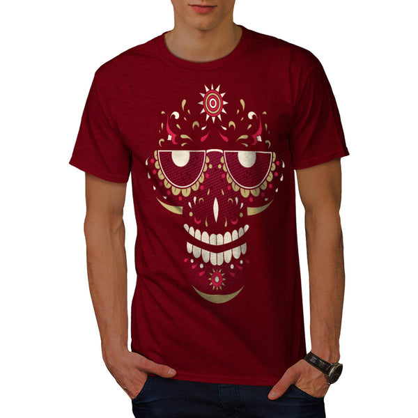 Crazy Skull Face Mens T-Shirt
