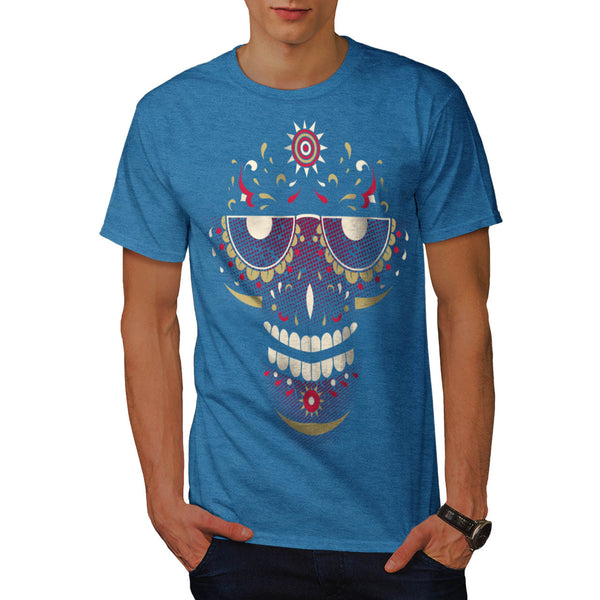 Crazy Skull Face Mens T-Shirt