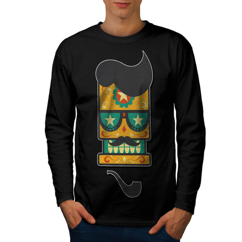 Funny Cartoon Guy Mens Long Sleeve T-Shirt