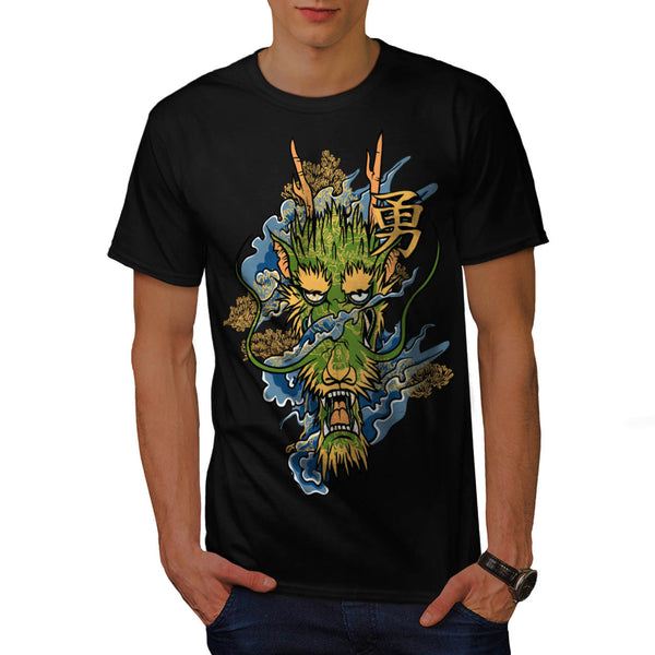Japanese Samurai Sun Mens T-Shirt