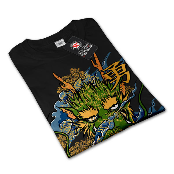 Japanese Samurai Sun Mens Long Sleeve T-Shirt