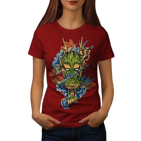 Japanese Samurai Sun Womens T-Shirt