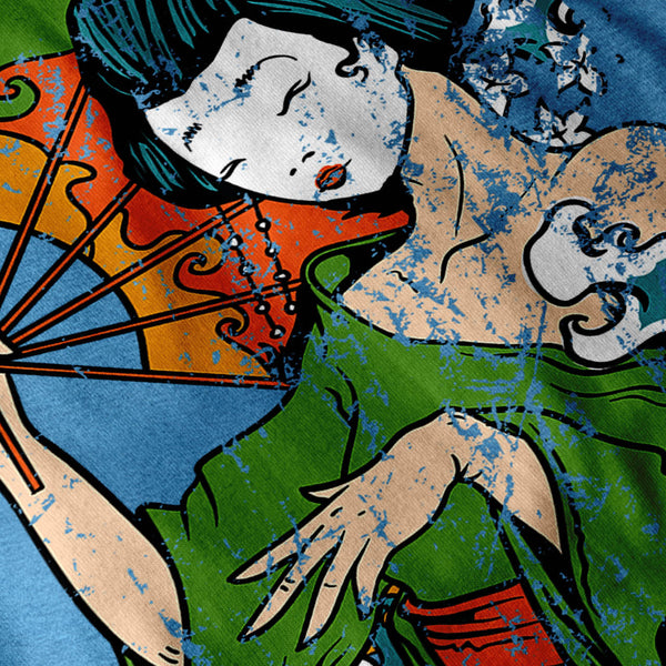 Geisha Asian Lady Mens T-Shirt