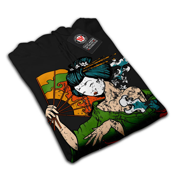 Geisha Asian Lady Mens Hoodie