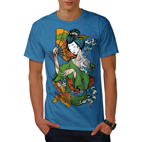 Geisha Asian Lady Mens T-Shirt