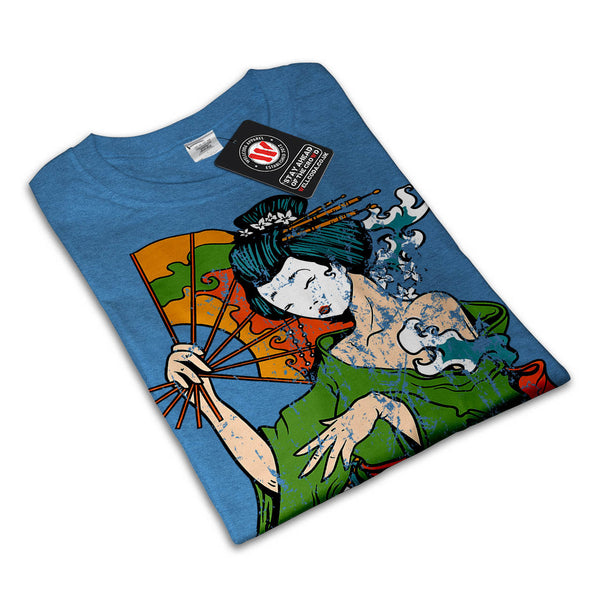 Geisha Asian Lady Womens T-Shirt