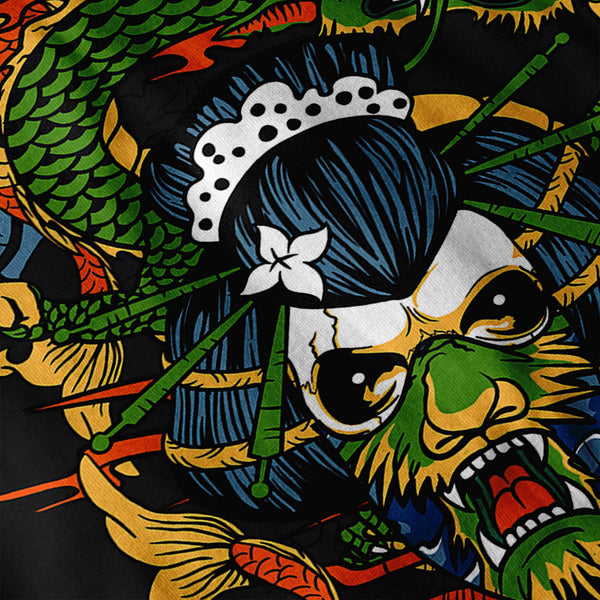 Scary Geisha Lady Mens Hoodie