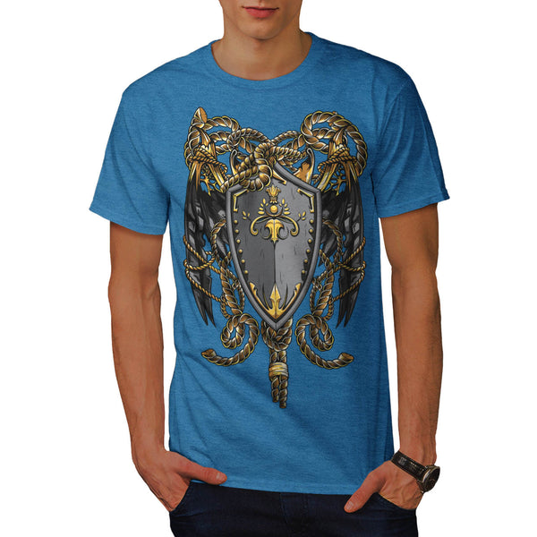 Medieval Shield Rope Mens T-Shirt