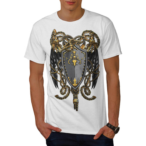 Medieval Shield Rope Mens T-Shirt
