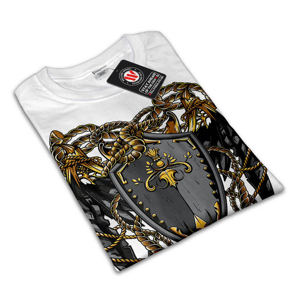 Medieval Shield Rope Mens T-Shirt