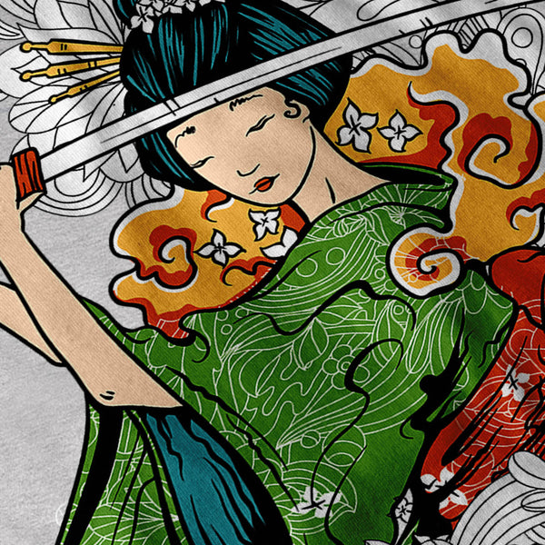 Geisha Japan Lady Mens T-Shirt