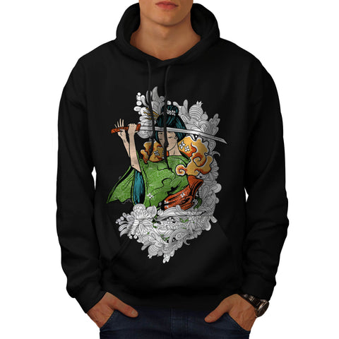 Geisha Japan Lady Mens Hoodie