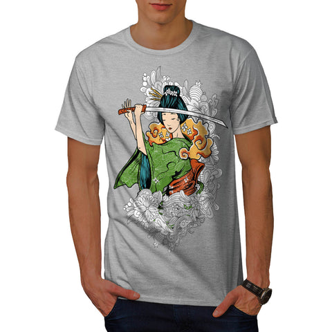 Geisha Japan Lady Mens T-Shirt