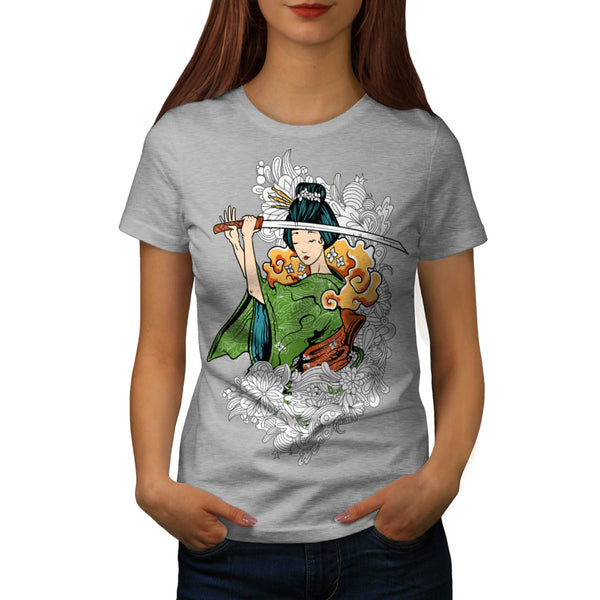 Geisha Japan Lady Womens T-Shirt