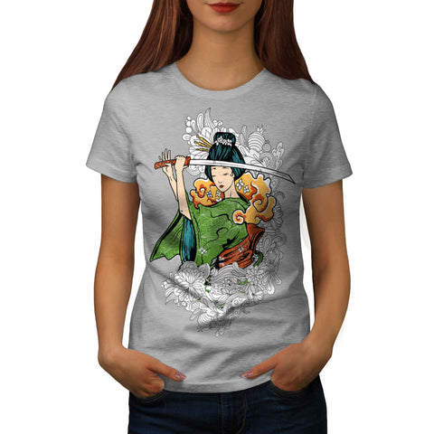 Geisha Japan Lady Womens T-Shirt
